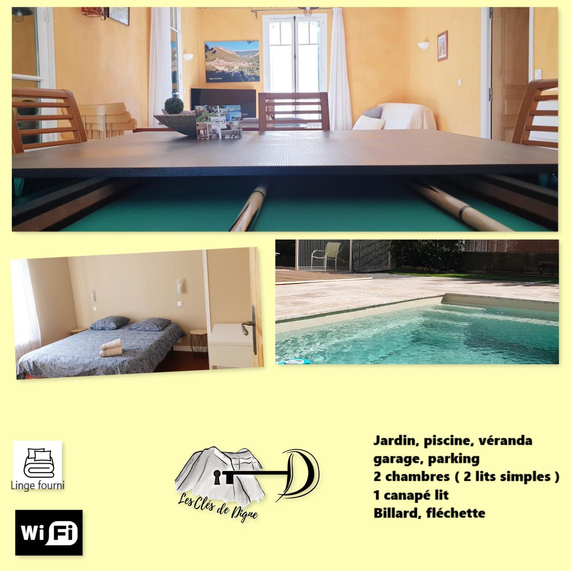 Spacieux T3 Avec Piscine Digne-les-Bains ภายนอก รูปภาพ